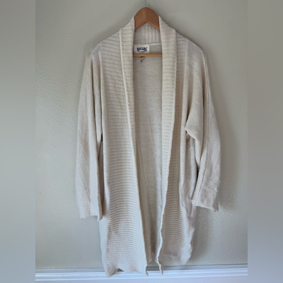 Nation LTD Sweaters - NATION LTD Alpaca/Cotton Blend Open Front Sweater